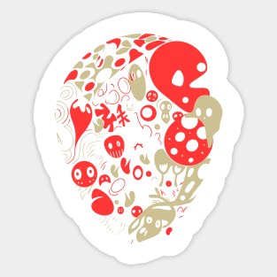 Spooky Splash Sticker